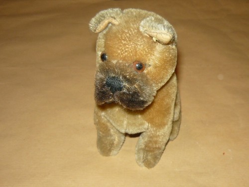 Steiff cane dog boxer - boxer, vintage