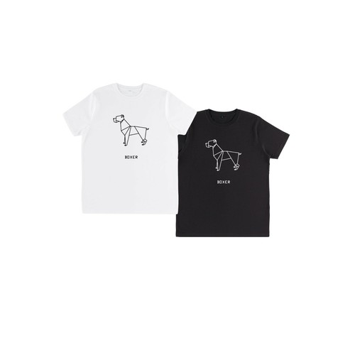 Shirt donna origami dog - t-shirt,