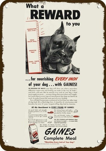 1946 boxer dog loves gaines - 1946,