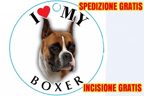 Medaglietta per cane - per, boxer