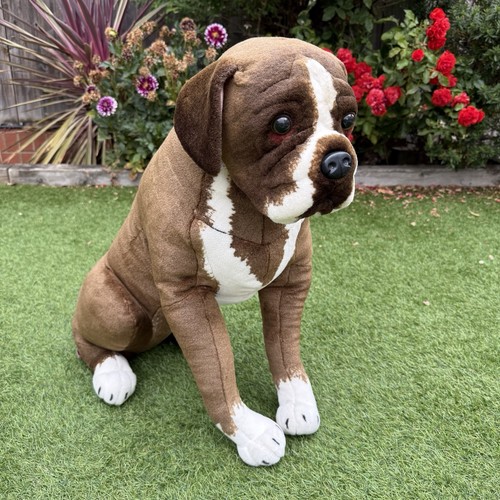 Peluche cane pugile grande