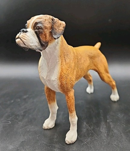Statuina cane boxer piedi - statuina,
